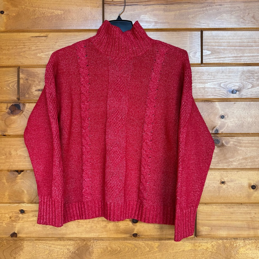 St. John’s Bay Red Turtleneck Sweater